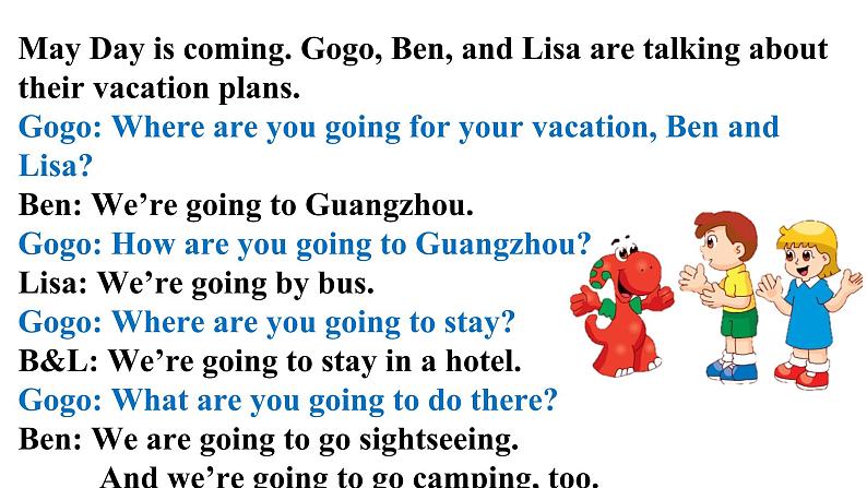 Unit 2 Vacation Plans 第一课时 (Vocabulary,Target)课件PPT08