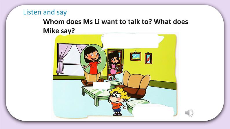 Unit 2 May I speak to Mike Lesson5 课件 北京版英语四上第7页