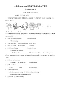 【小升初真题卷】2020-2021学年河南省郑州市中牟县人教PEP版六年级下册期末测试英语试卷（原卷版+解析版）