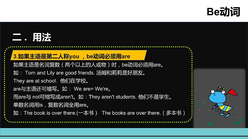 小升初英语语法专项突破集训（通用版）： 专题一   Be动词 课件04