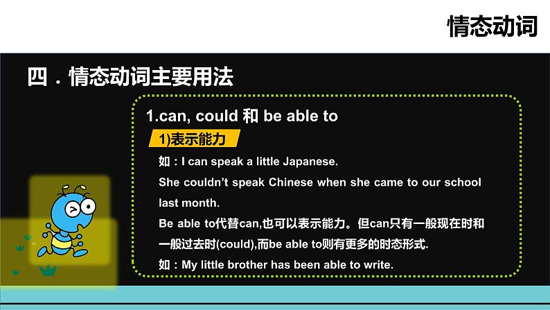 小升初英语语法专项突破集训（通用版）：专题十二 情态动词课件（共20张PPT）05