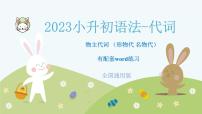 2023年小升初英语全国通用版语法专项复习（PPT+word）：3  代词 物主代词