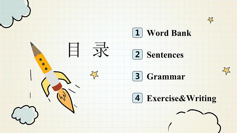 小升初人教PEP版英语总复习基础知识梳理课件：主题15 Asking the way第3页