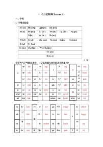 小升初英语专项提升讲义+练习：Lesson 1 音标