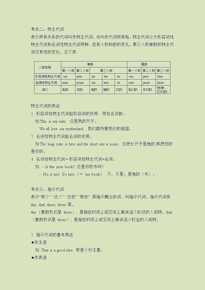 小升初英语语法总复习知识点讲解+练习学案：介词-提升篇（含答案）第2页