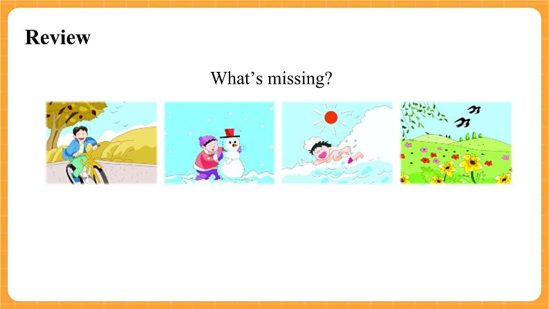 新牛津上海版英语三年级上册 Unit 12《The four seasons》第2课时课件02