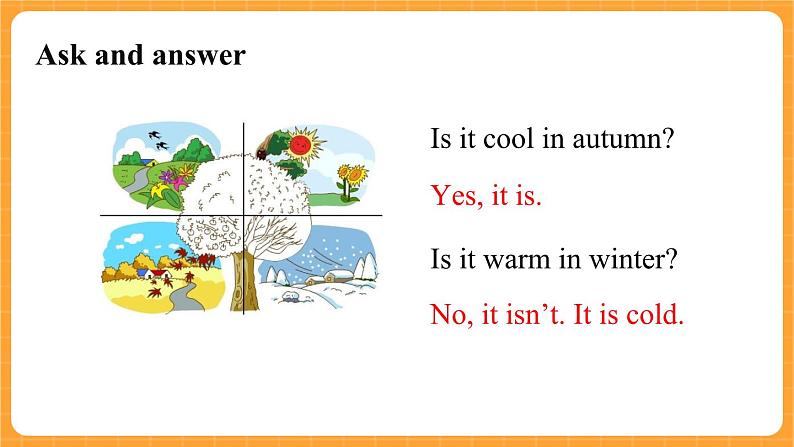 新牛津上海版英语三年级上册 Unit 12《The four seasons》第2课时课件06