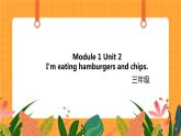 Module 1 Unit 2 《I'm eating hamburgers and chips》第2课时 课件