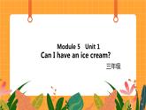 Module 5 Unit 1 《Can I have an ice cream》第1课时 课件