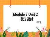 外语教研版（三起点）小学英语三上 Module 7 Unit 2 第2课时 课件