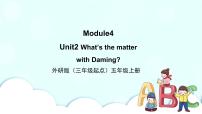 小学英语外研版 (三年级起点)五年级上册Module 4Unit 2 What’s the matter with Daming?精品习题ppt课件