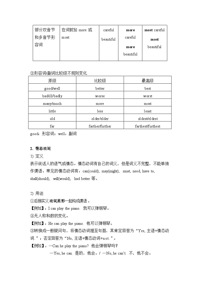 【精品同步练习】重点学校小升英语六年级湘少版第十四讲 六上 Unit 7 ~ Unit 9（带答案）第3页