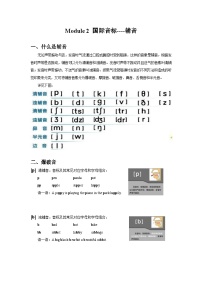 【专项练习】全套专题高频考点小升初英语（词汇篇）Module 2 国际音标-辅音（带答案）