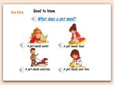 Unit 4 Pets fun time＋story time 课件+教案+练习