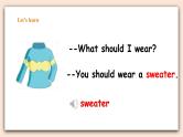 Unit 5  Clothes lesson1  课件+教案+练习