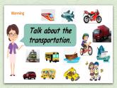 Unit 3 Transportation  fun time+story time课件＋教案＋练习