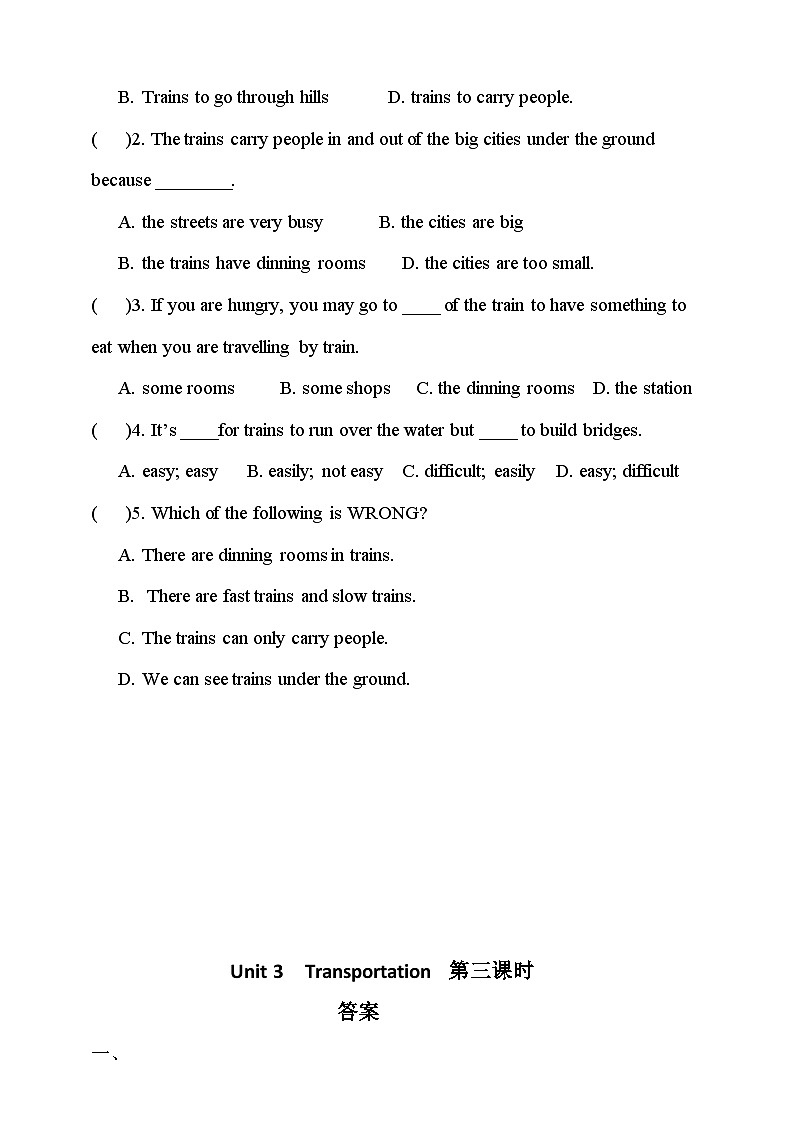 Unit 3 Transportation lesson3 课件＋教案＋练习03