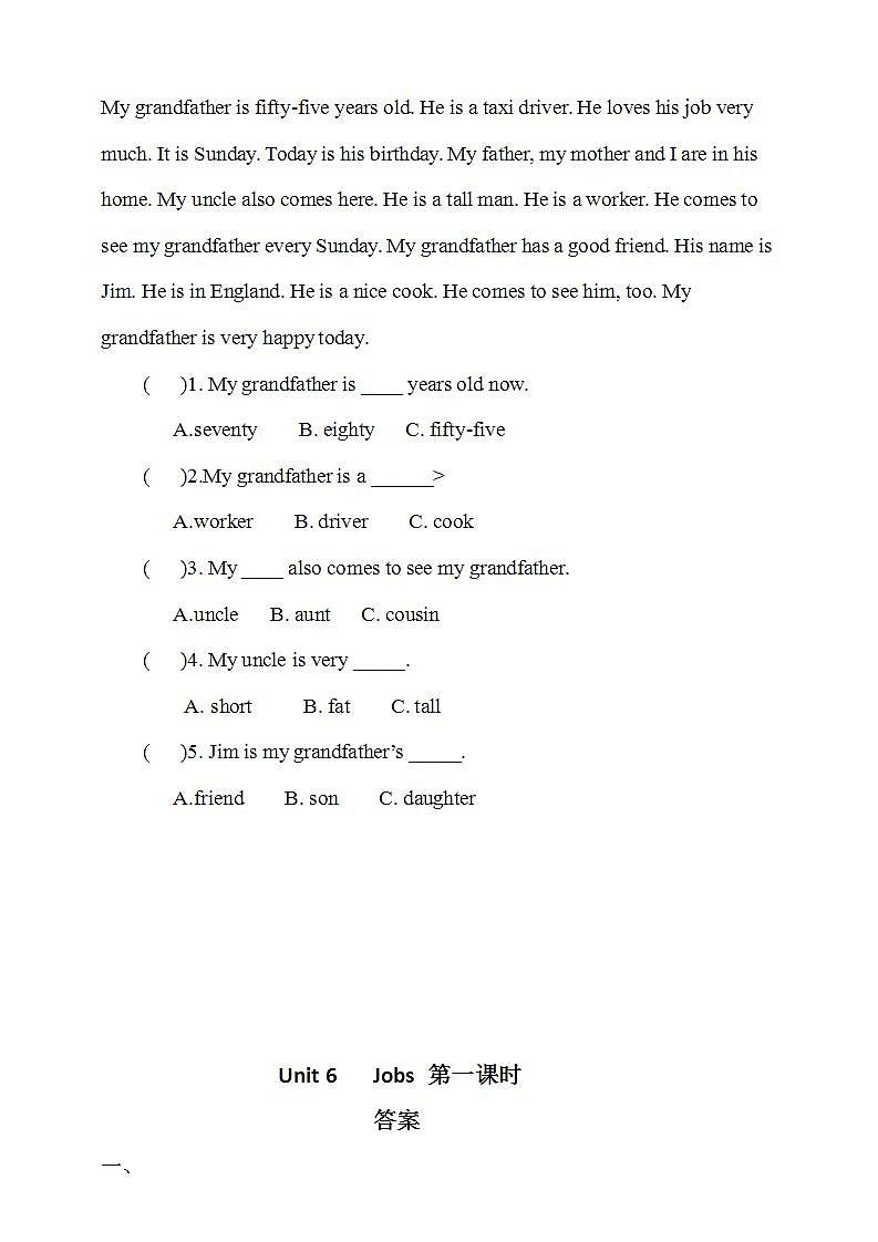 Unit 6 Jobs lesson1   课件+教案+练习03