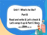 人教版五年级英语上册 Unit 1 Part B 第6课时   课件+发音+动画素材