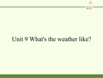 小学英语湘少版三年级下册Unit 9 What's the weather like?授课ppt课件