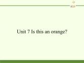 湖南少年儿童出版社小学英语三年级起点三年级下册 Unit 7 Is this an orange  课件