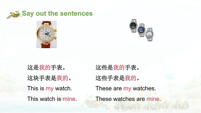 【期末复习】小学译林版（三起）英语 三年级下册单元复习课件 Unit 3 Is this your pencil？05