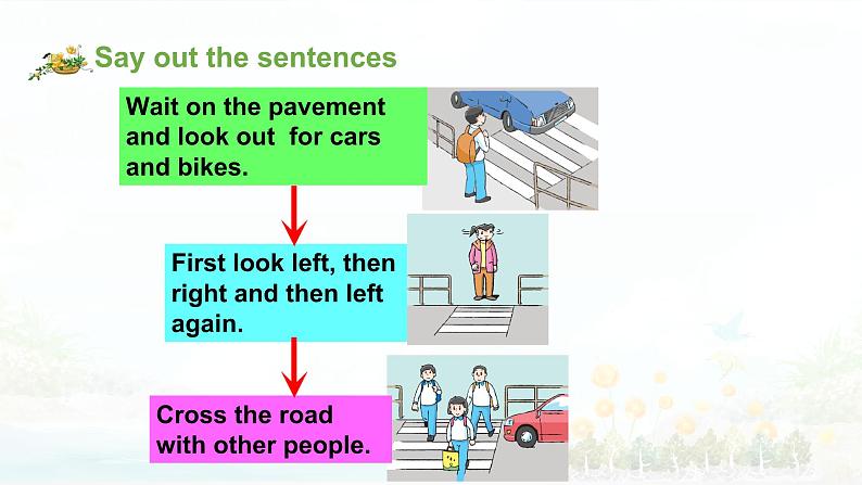 【期末复习】小学译林版（三起）英语 六年级下册单元复习课件 Unit 4 Road safet03