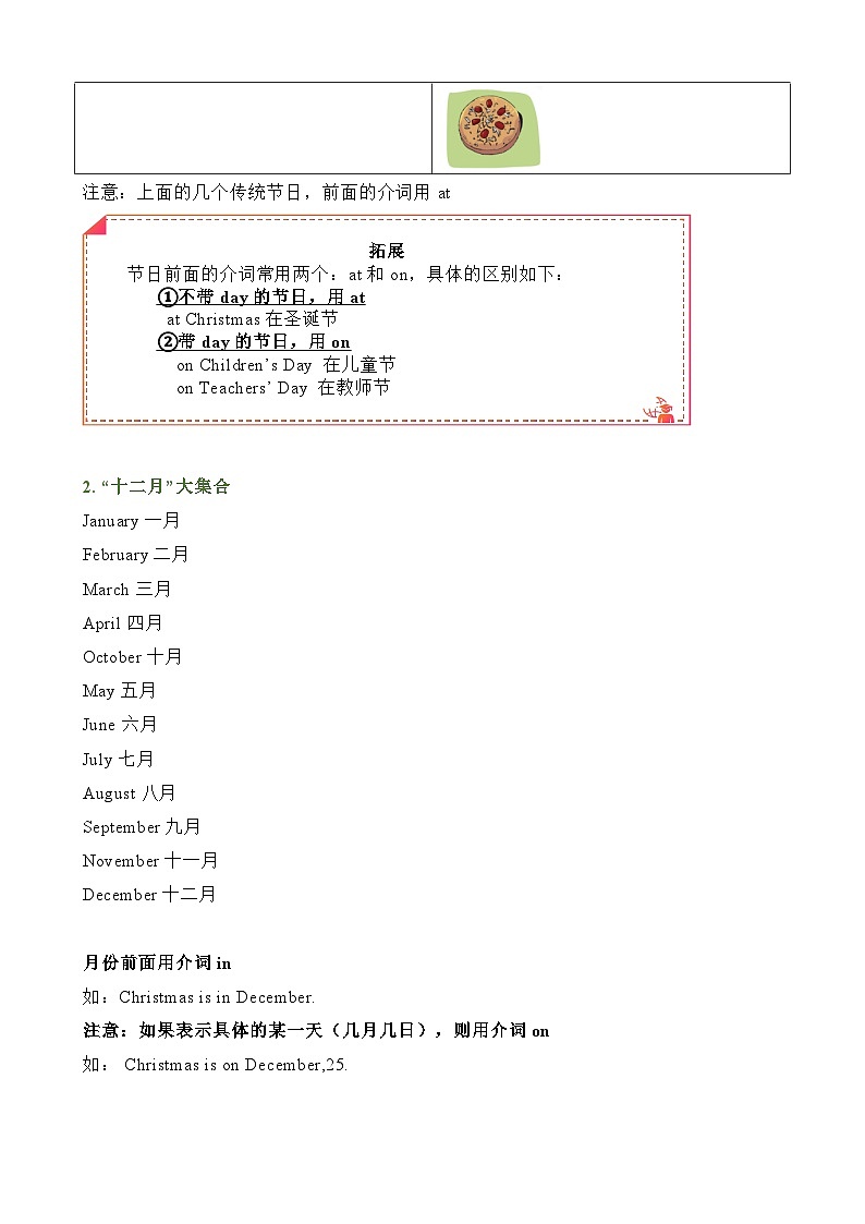 【期末复习】小学译林版（三起）五年级下册单元复习精讲精练Unit7 Chinese Festivals（讲义+练习）（含答案）第3页