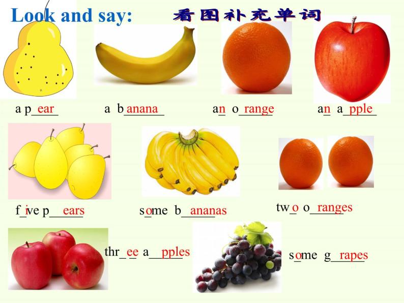 教育科学出版社小学英语三年级起点三年级下册 Unit 8 Apples are good for us  课件08