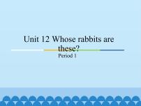 小学Unit 12 Whose rabbits are these?图片课件ppt