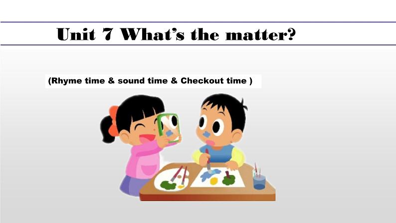 Unit7 What 's the matter Sound time& Rhyme time（课件） 译林版（三起）英语四年级下册第1页