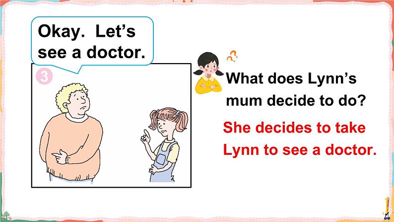 Unit 4 Family Lesson 24 Lynn Sees a Doctor（课件+素材）冀教版（三起）英语三年级上册08