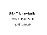 Unit 5 This is my family（Part C, Part D）（课件+素材）湘少版（三起）英语三年级上册