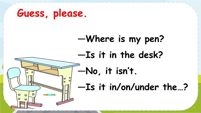 PEP四上 Unit 4 Part B 第4课时 PPT课件+教案03