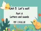 PEP3上 Unit 5 Part A 第3课时 PPT课件+教案