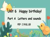 PEP3上 Unit 6 Part A 第3课时 PPT课件+教案