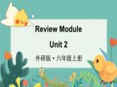 外研6英上  Review Module Unit 2 PPT课件+教案