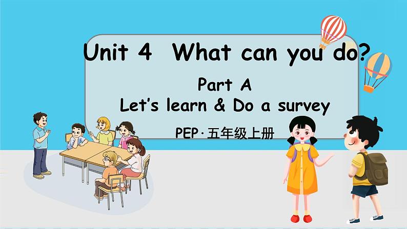 Unit 4 Part A 第1课时第1页