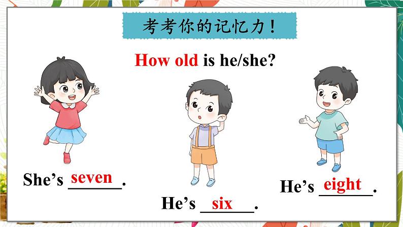 外研3英上 Module 6 Unit 2 PPT课件+教案05