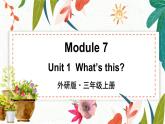 外研3英上 Module 7 Unit 1 PPT课件+教案