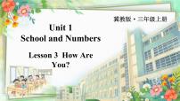 小学英语冀教版 (三年级起点)三年级上册Lesson 3 How are you?课文内容ppt课件