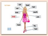 人教版新起点英语三年级上册Unit 2 My Body lesson1  课件+教案+练习