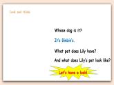 人教版新起点英语三年级上册Unit 4 Pets lesson2  课件+教案+练习