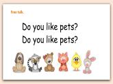 人教版新起点英语三年级上册Unit 4 Pets fun time＋story time 课件+教案+练习