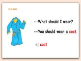 人教版新起点英语三年级上册Unit 5  Clothes lesson1  课件+教案+练习