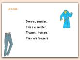 人教版新起点英语三年级上册Unit 5 Clothes lesson2 课件+教案+练习