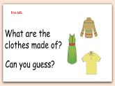 人教版新起點(diǎn)英語三年級上冊Unit 5 Clothes  funtime＋storytime  課件+教案+練習(xí)