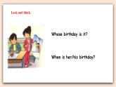 人教版新起点英语三年级上册Unit 6  birthdays  lesson2  课件+教案+练习