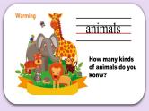 人教版新起点英语五年级上册Unit 3 Animals  lesson1 课件+教案+练习