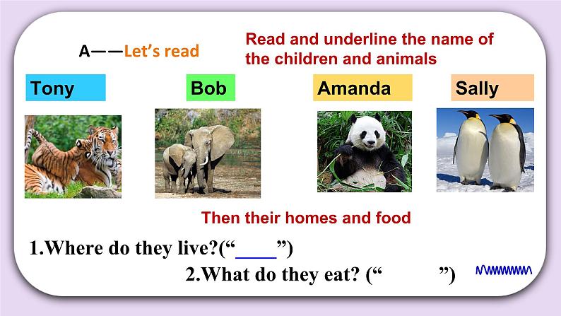 人教版新起点英语五年级上册Unit 3 Animals lesson3 课件+教案+练习07